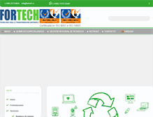 Tablet Screenshot of fortech.cr