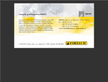 Tablet Screenshot of fortech.cz