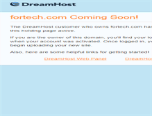 Tablet Screenshot of fortech.com